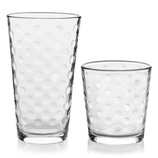 Libbey Awa 16-Piece Tumblers and Rocks Glass Set